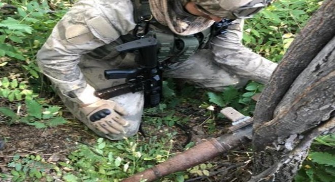 PKK mensuplarına ait mühimmat ele geçirildi